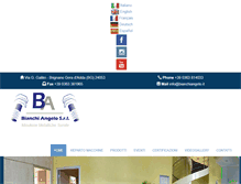 Tablet Screenshot of bianchiangelo.it